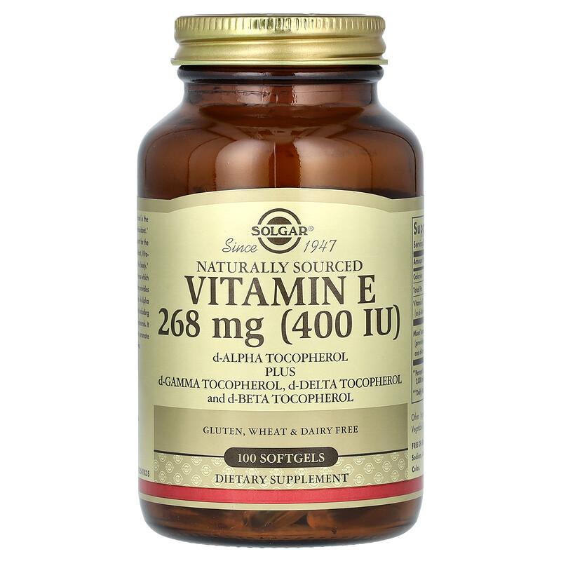Naturally Sourced Vitamin E, 100 Softgels