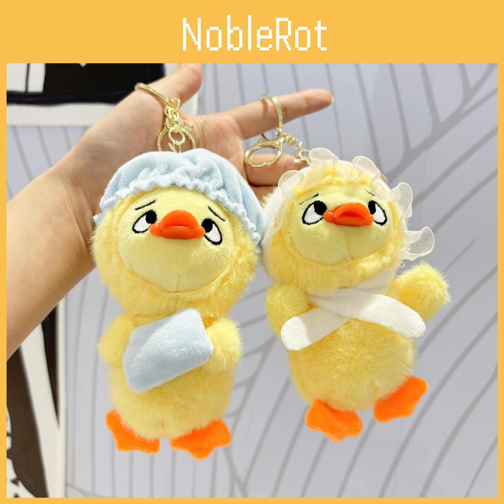 Plush Duck Adorable Keychain Soft Toy Cute Cartoon Duckling Bag 15cm Charm