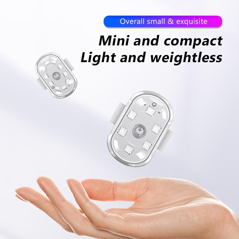 SEAMETAL Aircraft Strobe Lights Motorcycle Lights RGB Led Aircraft Strobe Lights Model Airplane Fixed Wing Bicycle Flashing Taillight