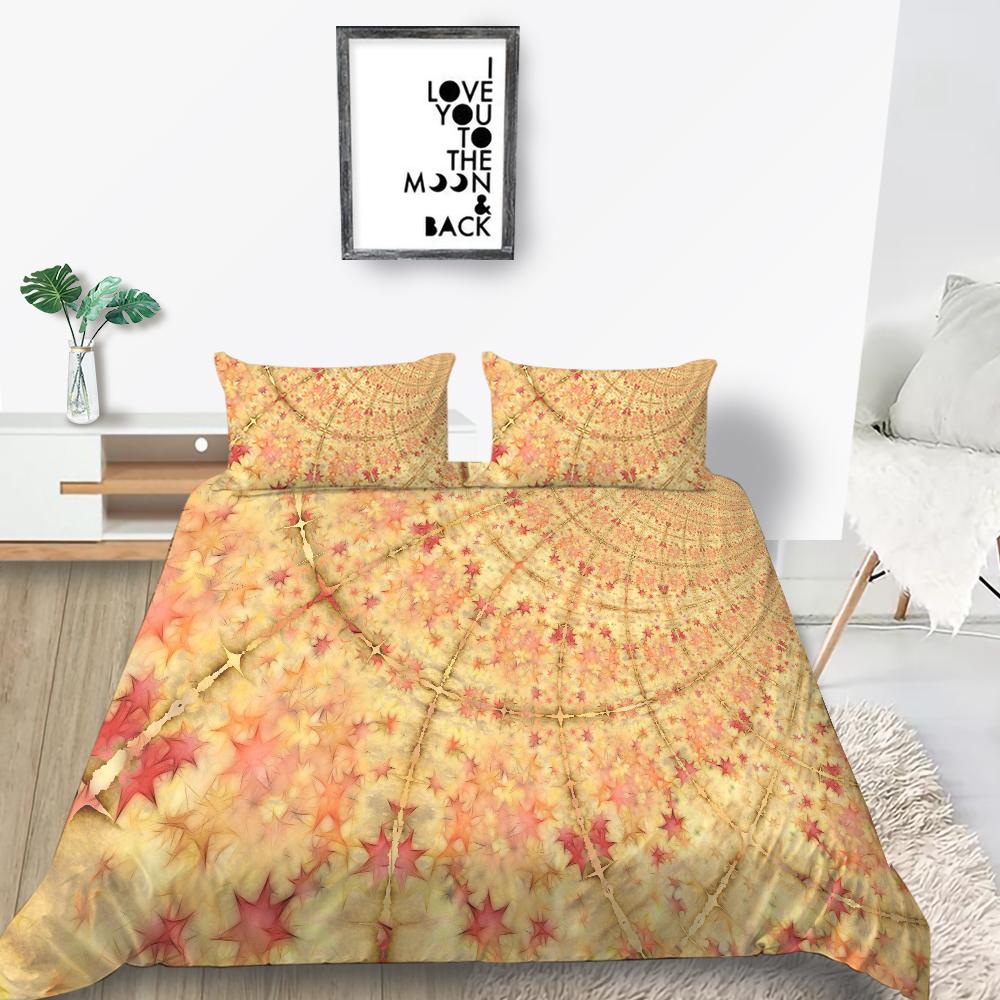 Star Bed Cover Set Sky Home Textiles Bedding Suit with Pillowcase Bedclothess 2/3 Pcs Girls Women Duvet Covers