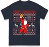 Merry Swishmas Basketball Santa TShirt Funny Xmas TeeSanta Dunk Ugly Xmas Top