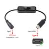 USB/Type C/Micro USB/Mini USB Male To 5.5x2.1mm Female Power Adapter Connector Cable Charging Adapter Converter 5V