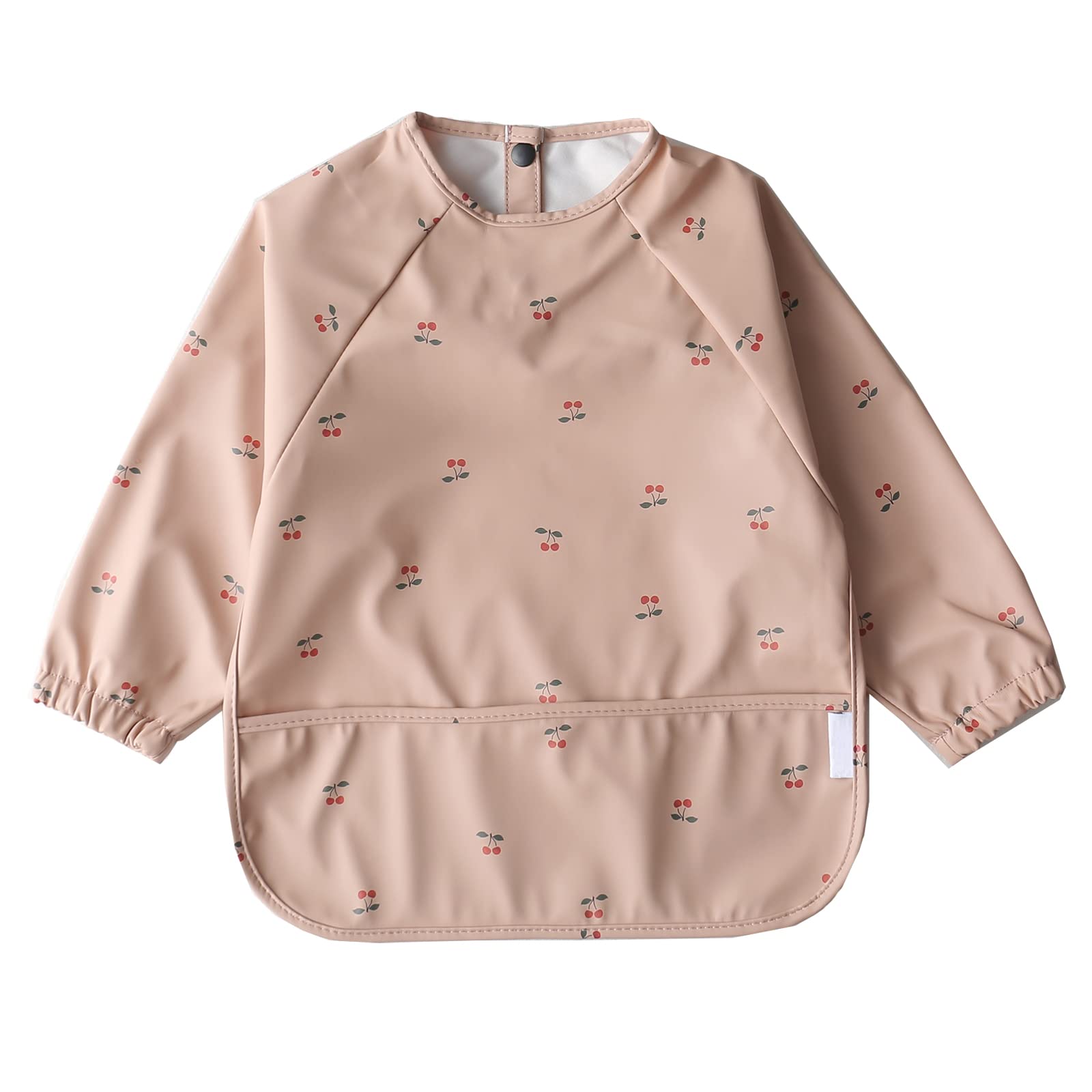 

Нагрудник для кормления для долгого кормления ребенка в возрасте от 6 месяцев до 54 месяцев, для поступления в детский сад, подарок для новорожденного, [kalavika] для младенцев, с рукавами, слюнявчик, фартук, водонепроницаемый,