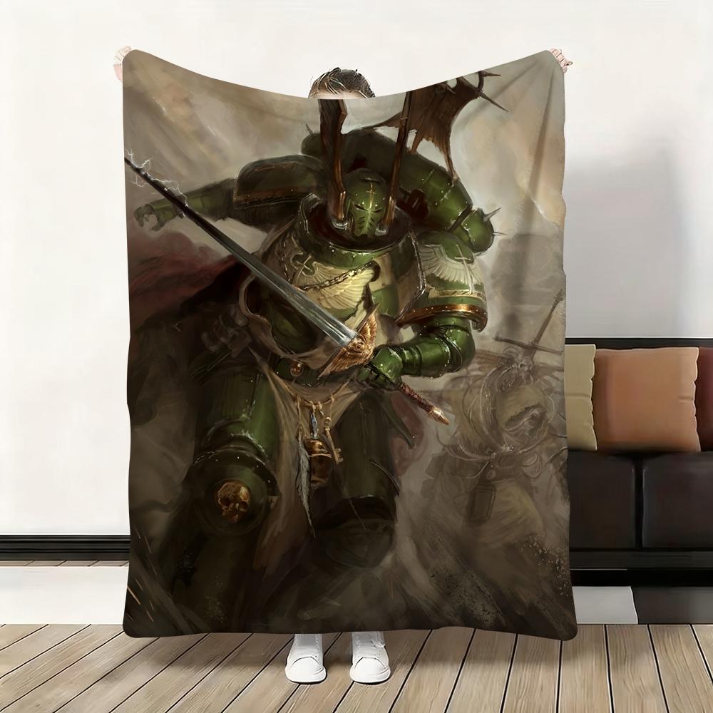 Throw Flannel Fluffy Soft Blanket Warm Skin-Friendly Throw for Sofa Bed Office Nap Winter Game T-Total War W-WARHAMMER