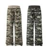 2025 Men Camouflage Baggy Cargo Pants Men's High Rise Trousers Straight Wide Leg Oversize Pants Autumn Men Vintage Y2K Pants
