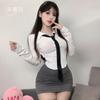 Domila Sex Uniform Pure Desire Suit Sexy Skirt Underwear Female Seduction Nightclub Secretary Teacher F669
