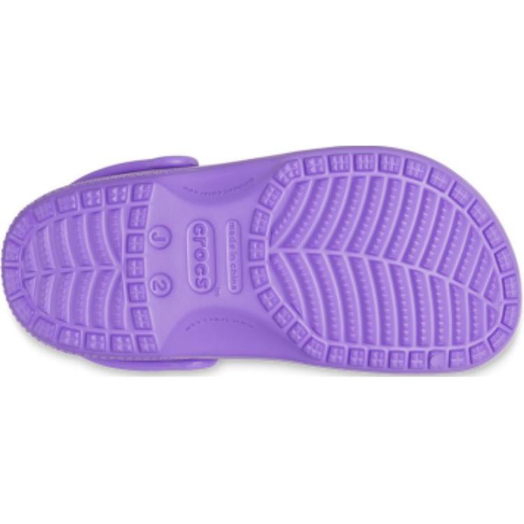 Crocs Classic Clog K Galaxy Comfortable Versatile Non-Slip Durable Low-Top Kids Sandals Kids sandals Purple 206991-5AJ