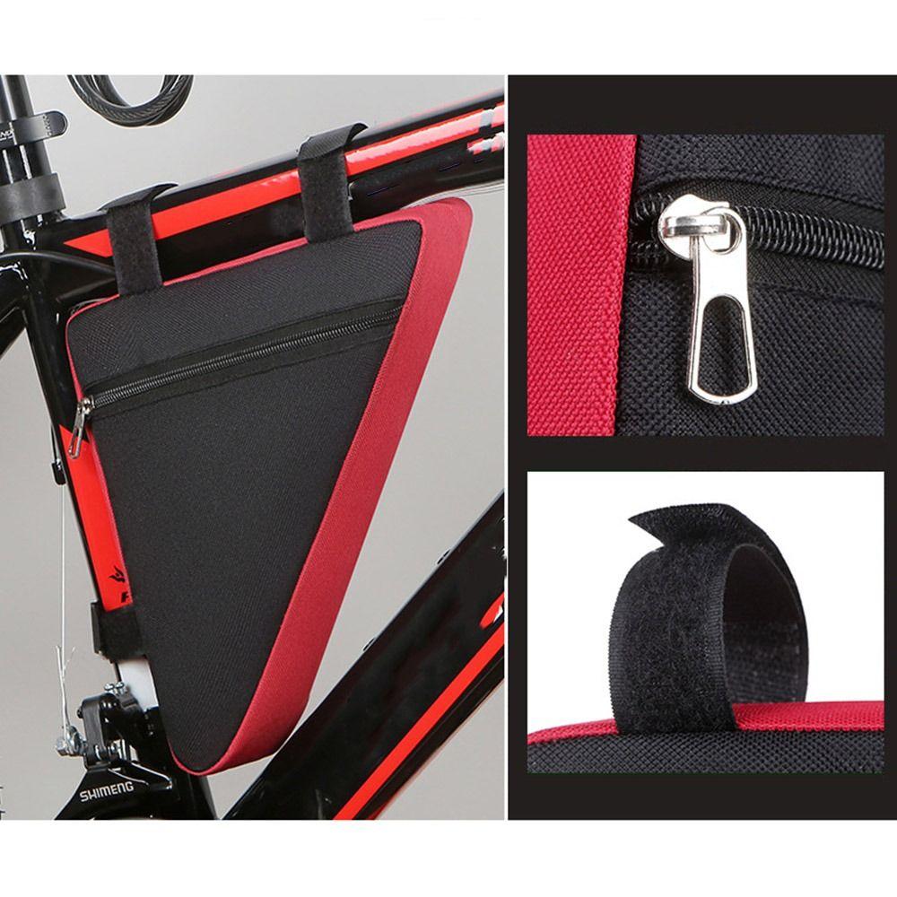 With Bottle Pocket Bicycle Front Frame Bag Waterproof Cycling Top Tube Bag Cycling Accessories