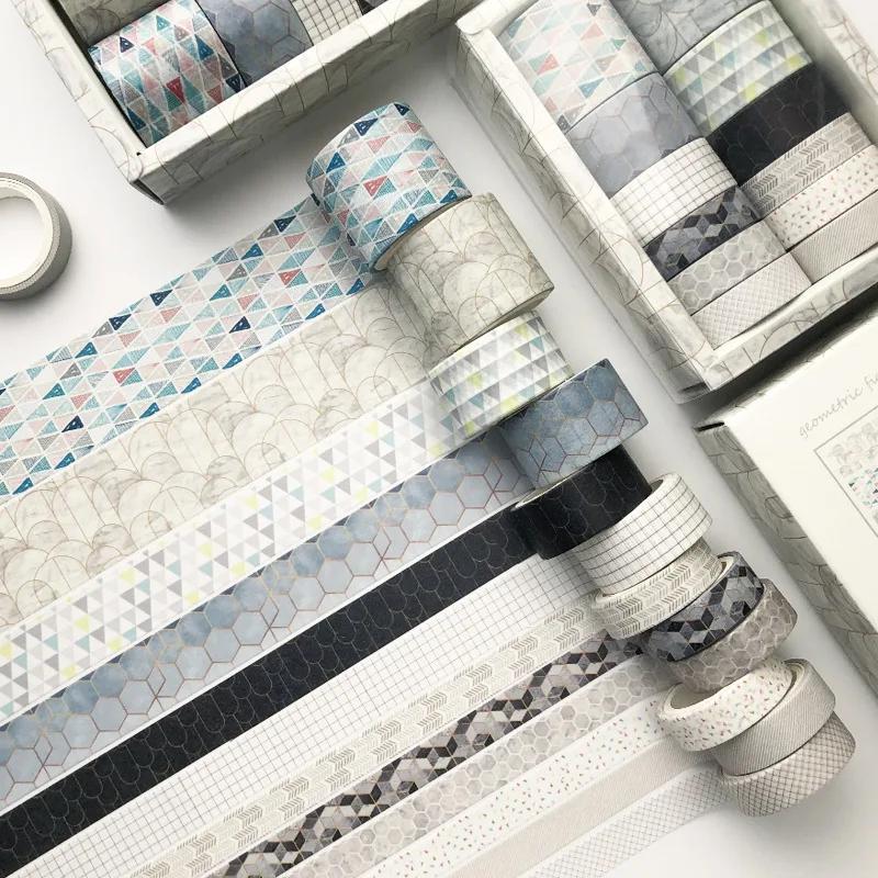 12 Pcs Vintage Washi Tape Set Creative Japanese Kawaii Masking Tapes Paper Diy Decoration Material