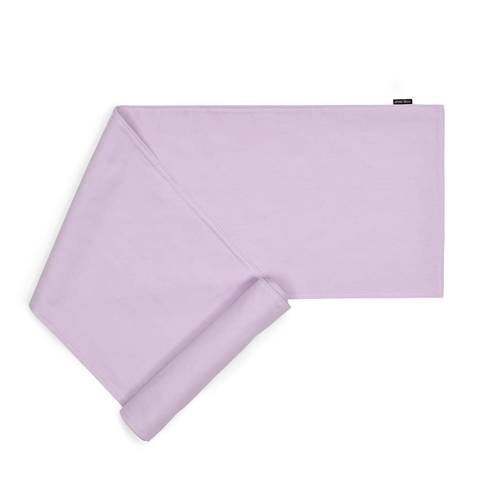 STYLE Decor Table Center X Cotton Reversible Type Plain Lilac W2602920 Runner/Table (30cm 180cm) 100% Oxford/Pale