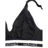 Calvin Klein Wireless Triangle Cup Minimalist Comfortable Bra Women Underwear Starry-Black QF6218-001