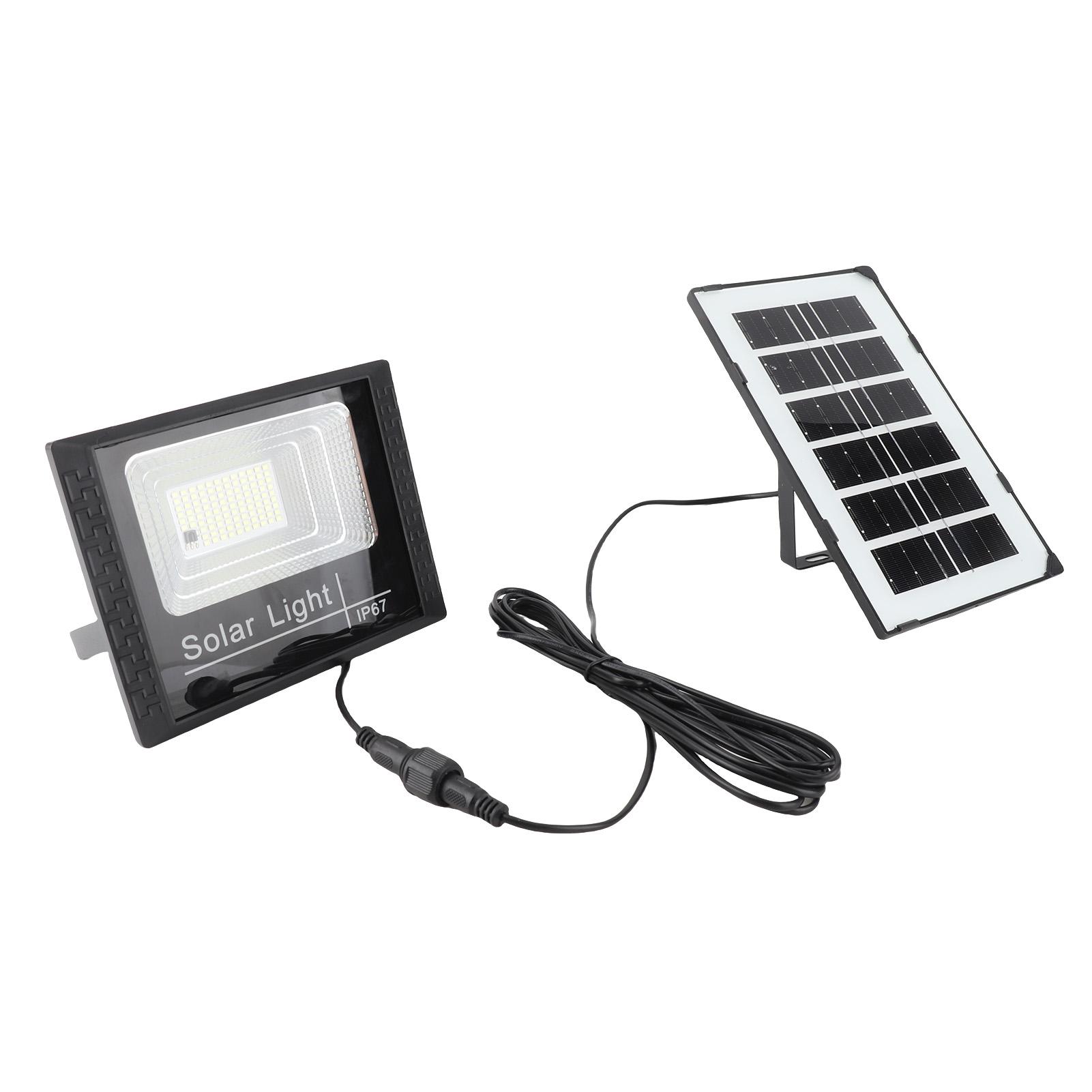 

102LED Outdoor Solar Flood Light IP67 Proof Solar Wall Lamp Remote Control Street Lamp for Garden 40W