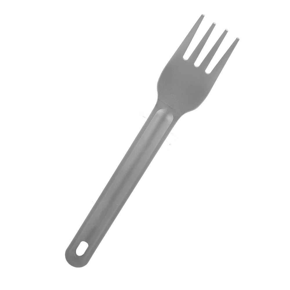 3 Pcs/Set Wear Resisting Titanium Spork Lightweight Titanium Spoon Office Settings