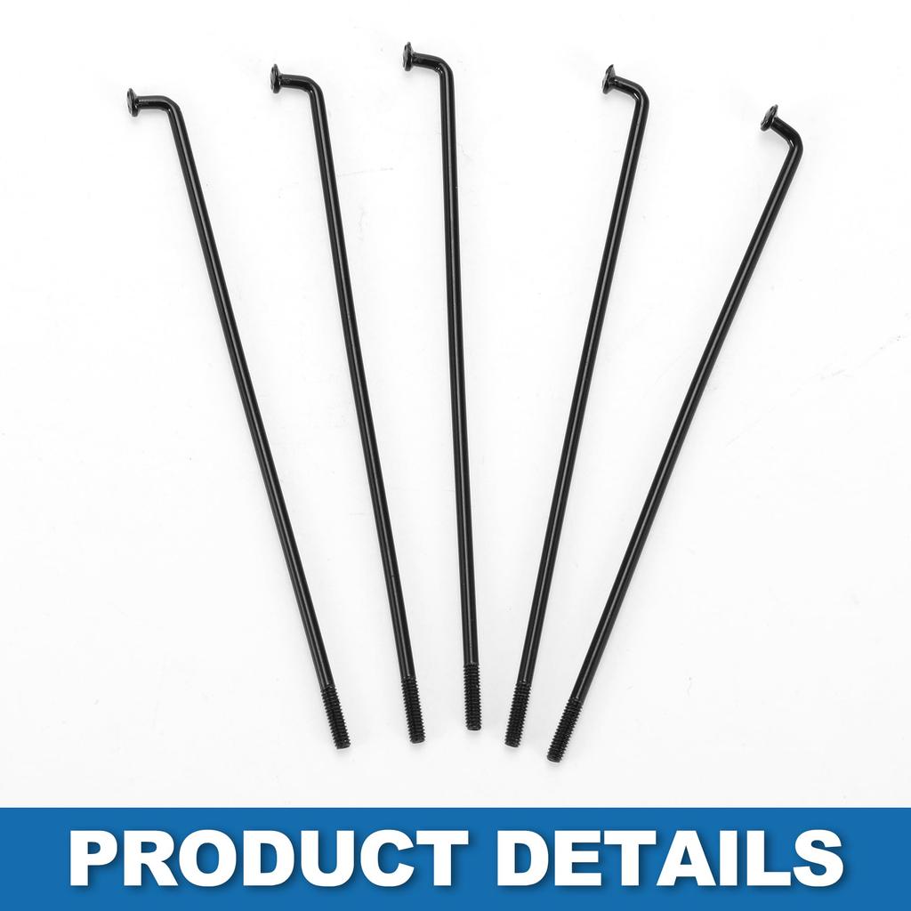 A ABSOPRO Bicycle Spokes 14G 97MM Mountain Bike Spokes Steel