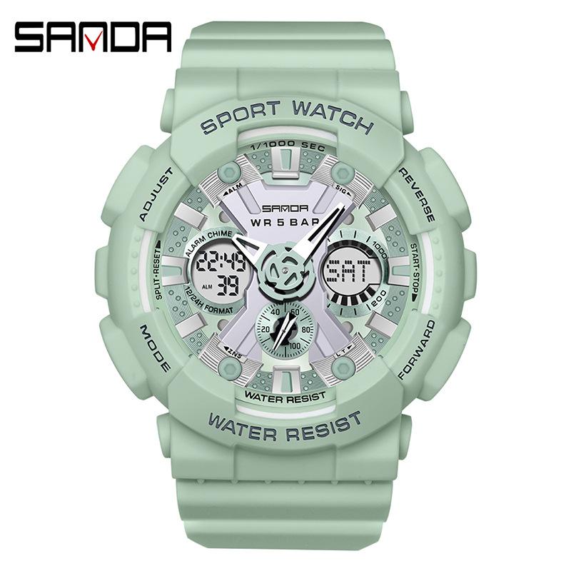 Women Men Watch Sports Dual Display 50M Waterproof Digital Wrist Watch For Male Female Clock relogio feminino High Quality 2025