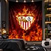 Wall Hanging Tapestry Sevilla FC Print Cloth for Living Room Bedroom Home Decor