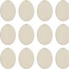 Hand-Painted Easter Egg Wood Slice Tag for DIY Crafting
