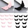 10Pairs Black Angel Wing Hair Barrettes Alloy Craft Clip Hair Decorations Cartoon Hair Accessories for Fashion Looks