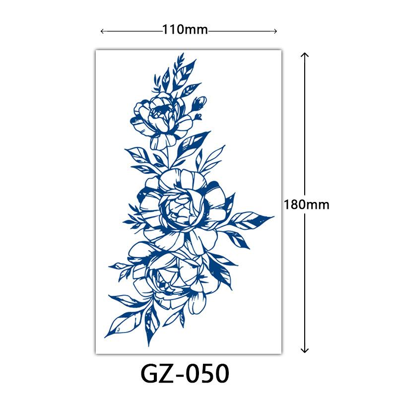 Herbal Juice Tattoo Stickers, Semi-Permanent Tattoo Stickers, Sweatproof, Lasting Tattoo Stickers