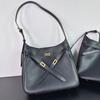 2024 New Lock Bucket Bag Premium Sense Underarm Bag Leather  Tote Bag Large Capacity Commuter Shoulder Bag