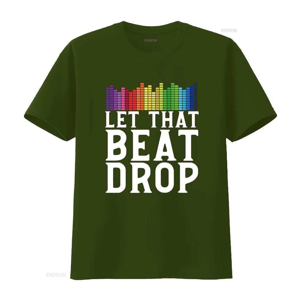 DJ Beat Drop Disc Jockey T Shirt  vintage Washed streetwear Soft homme Slightly designer clothes Top For Everyday Wear Stylish