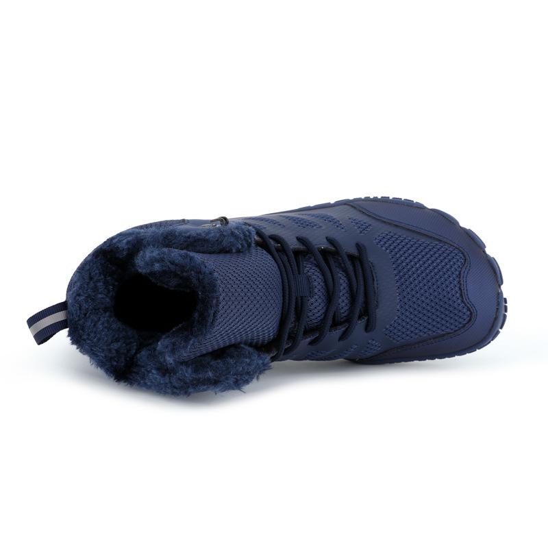 New winter outdoor breathable five-finger couple velvet cotton shoes lightweight warm mountaineering snow boots