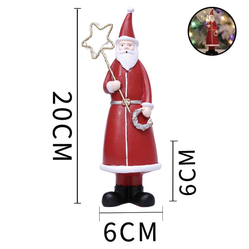 Christmas night lights, Santa Claus ornaments, resin crafts, creative home desktop gifts, Christmas gift, Stocking stuffers