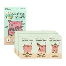 Bonibelle 3-STEP Cica Care Pig Nose Pack (5 Sheets)