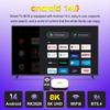 H96 MAX M2 Plus TV Box Android 14 RK3528 Chytrý TV Box Čtyřjádrový 8K HDR BT5.4 Wifi 6 Hlasový asistent Mediální přehrávač TV Set-Top Box