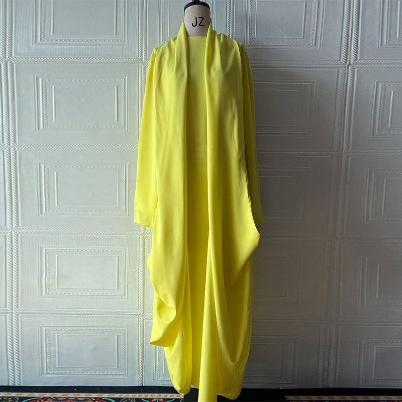 2025 Summer New European and American Women clothes Design Long Solid Long sleeve Temperament Dress