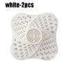 5PC Anti-Blocking Shower Hair Filter Stopper Strainer Kitchen Sink & Bathroom Floor Drain Cover Hair Catcher Deodorant Trap Plug