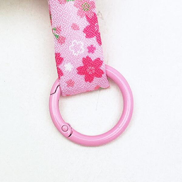 Sanrio Hello Kitty Sakura Kimono Face Tag Mascot Pink