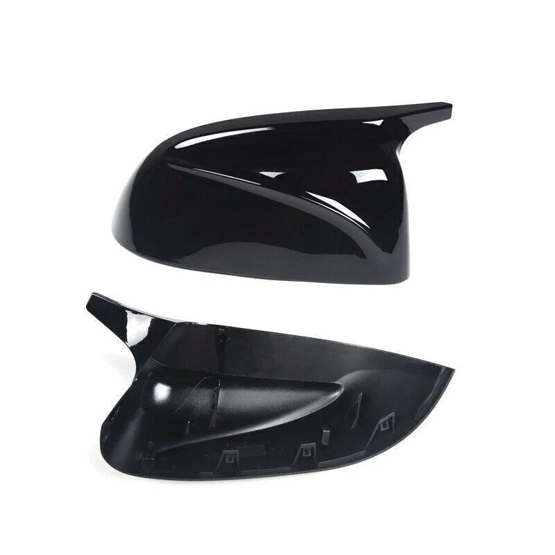 2Pcs Glossy Black Rear Side View Mirror Covers Shell Replacement For BMW X3 G01 Ix3 X4 G02 X5 G05 X6 G06 X7 G07