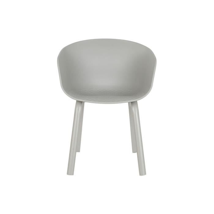 Chaise - Noname - Modèle - 56 x 58 x 78 cm - Bois et métal - Gris clair