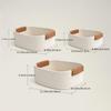 3Pcs Cotton Rope Storage Basket For Shelves Toys Books Bathroom Living Room Desktop Organizer Multi-Purpose Storage Organization