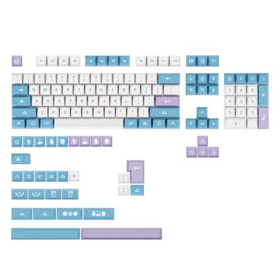 138 Tasten PBT Tastenkappen DA Profil DYE SUB Personalisierte Fruchtjoghurt Gaming Tastenkappe Für MX h Mechanische Tastatur