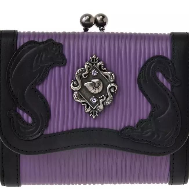 Disney ANNA SUI Ursula, Flotsam & Jetsam Wallet Disney Villains Japan NEW