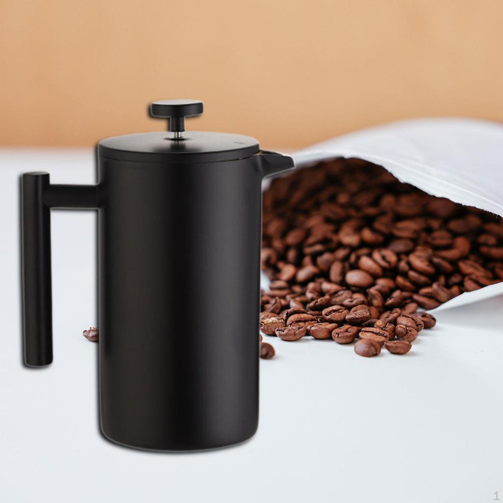 French Pressing Coffee Maker Pot Gift Comfortable Handle Espresso Kettle Stainless Steel for