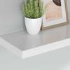 Floating Shelf White 80 X 23.5 X 3.8 Cm MDF