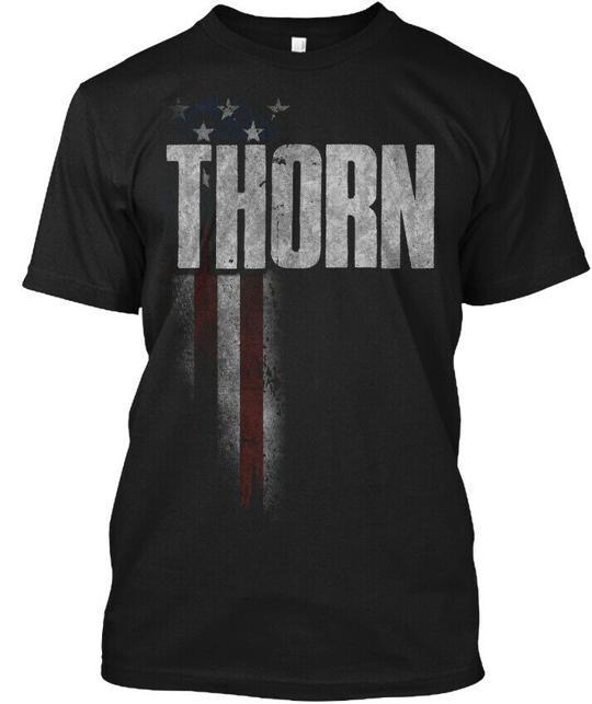 Thorn Family American Flag T-Shirt Made in the USA Size S to 5XL