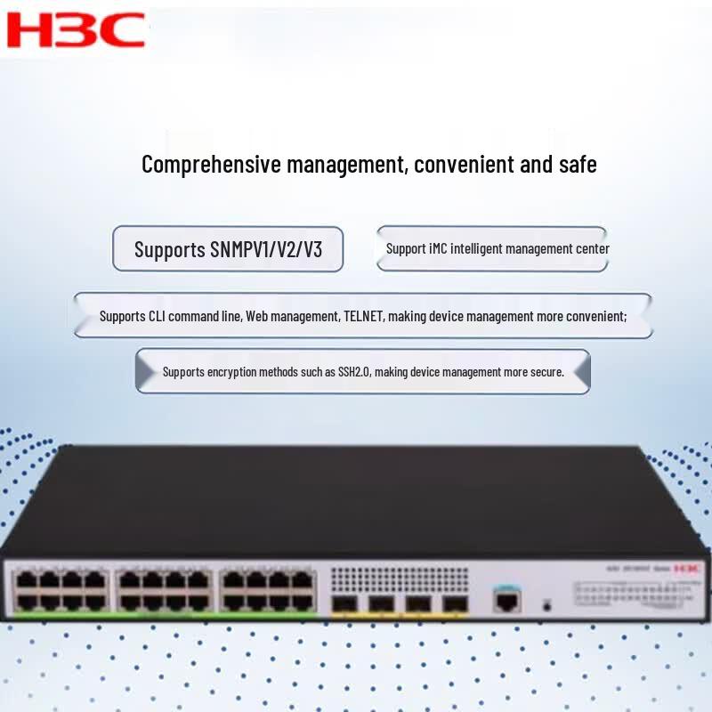 H3C S5130V2-28P-HPWR-LI Gigabit PoE+ Switch