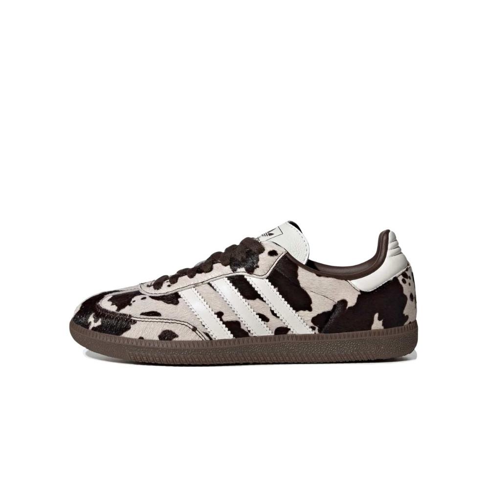 Adidas Samba OG Cow Print Dark Brown White