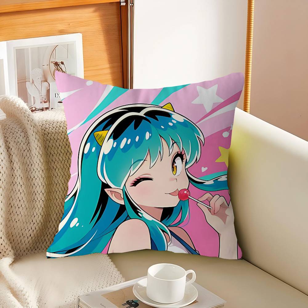 U-Urusei Yatsura Personalized Pillow Dust Cover Bedroom Kids Party Decoration Pillowcase Birthday Children Gift
