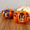 Halloween Pumpkin Tabletop Decoration Resin Bar Ghosthouse Chamber Scenes Halloween Party Skull Props Home Decor Items Gifts