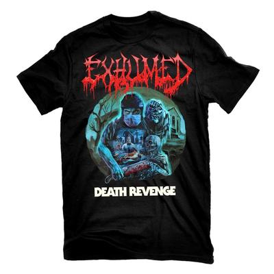 T-shirt da uomo Exhumed Death Revenge Nera