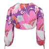 Crop top fleuri manches longues bahia Femme ANTIK BATIK