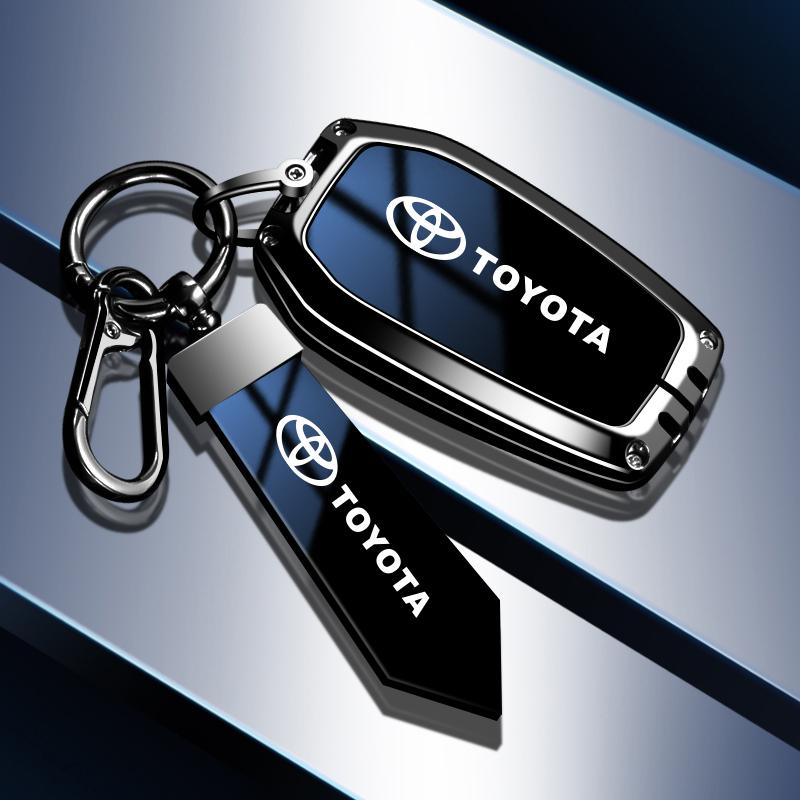 2026 Gorące Do Toyota Kołpaki Aluminiowe Etui na Kluczyk Samochodowy Pokrowiec Torba Do Toyota Land Cruiser 200 Prado Crown TLK 200 Yaris Cross Hilux Inno