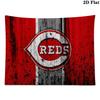 Cincinnati Reds Wall Tapestry Aesthetic Wall Hanging Printed Fabric Blanket Decorative Tapestries for Bedroom Living Room Home Decor