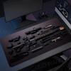 Cool Gun parts assembly Mouse Pad Office Large Desk Mat Computer Laptop Keyboard Pads Gaming Mousepad Non-Slip Cushion 900X400