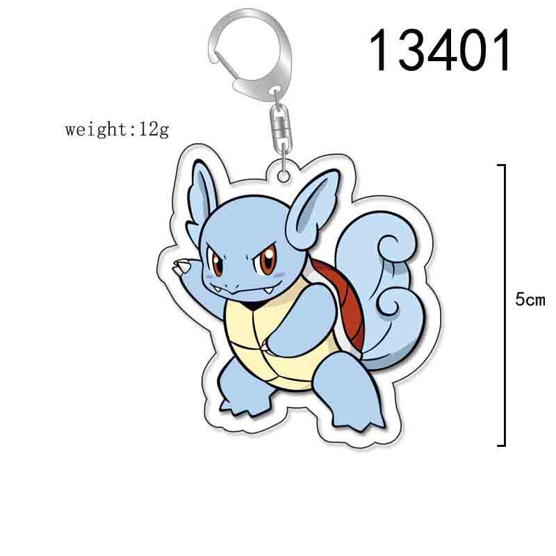 Pokémon Starter Keychain Set: Squirtle, Charmander, Bulbasaur Ornaments In Stock